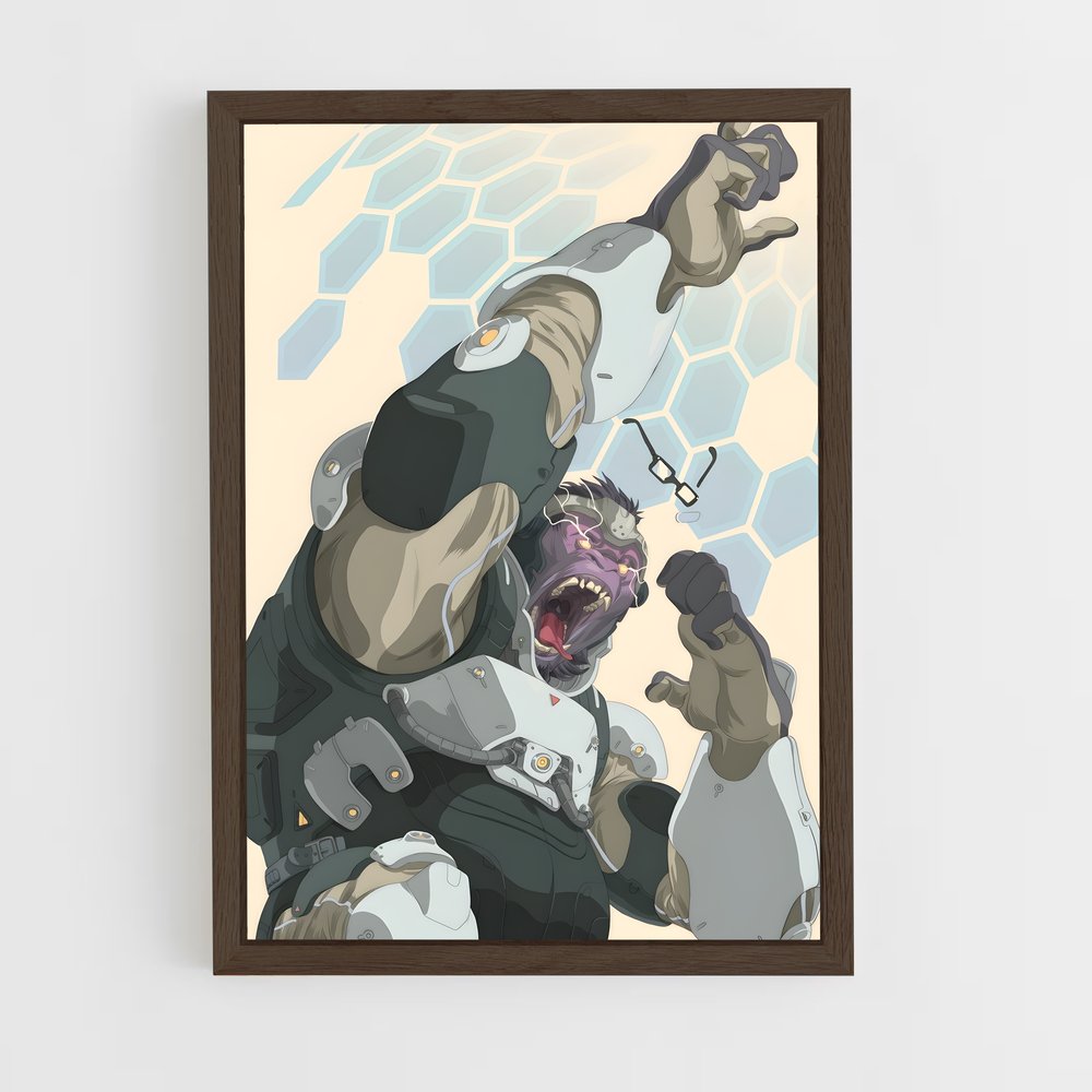 Poster Winston le Héros – affiche Overwatch (vue 5)